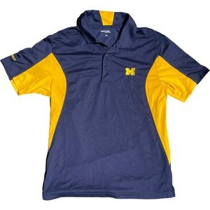 University of Michigan Polo Shirt Size M